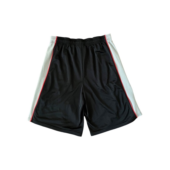 Vintage Y2K Champion C9 Dazzle Shimmer Silky Black Basketball Gym Shorts Size XL - Picture 2 of 4